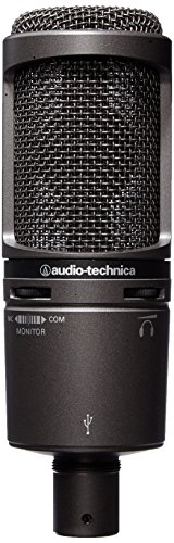 Audio-Technica AT2020USB - Micrófono (Studio, 20 - 20000 Hz, Cardioid, Alámbrico, 3,1m, 374g) Negro